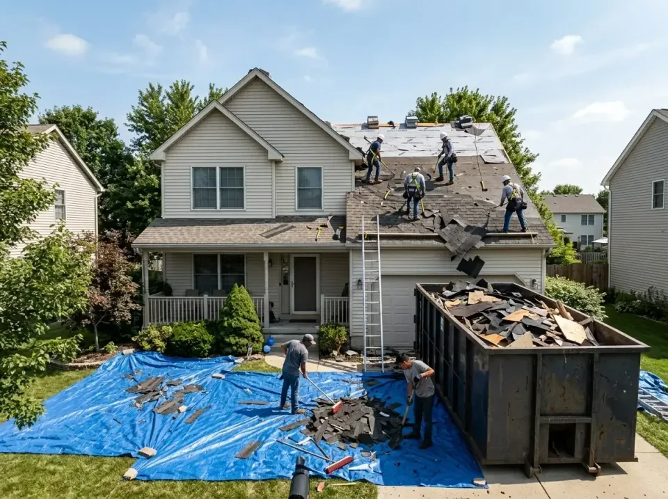 roof-replacement-debris-remova-004 — frequently asked questions, Cheapest Dumpster Rentals in Silver Lakes, CA